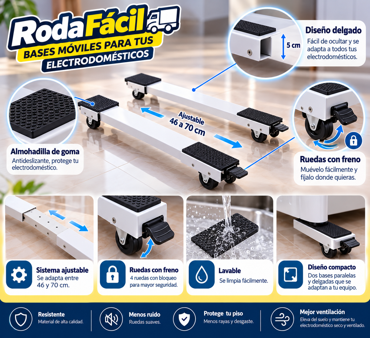RodaFácil - Mueve electrodomésticos sin esfuerzo