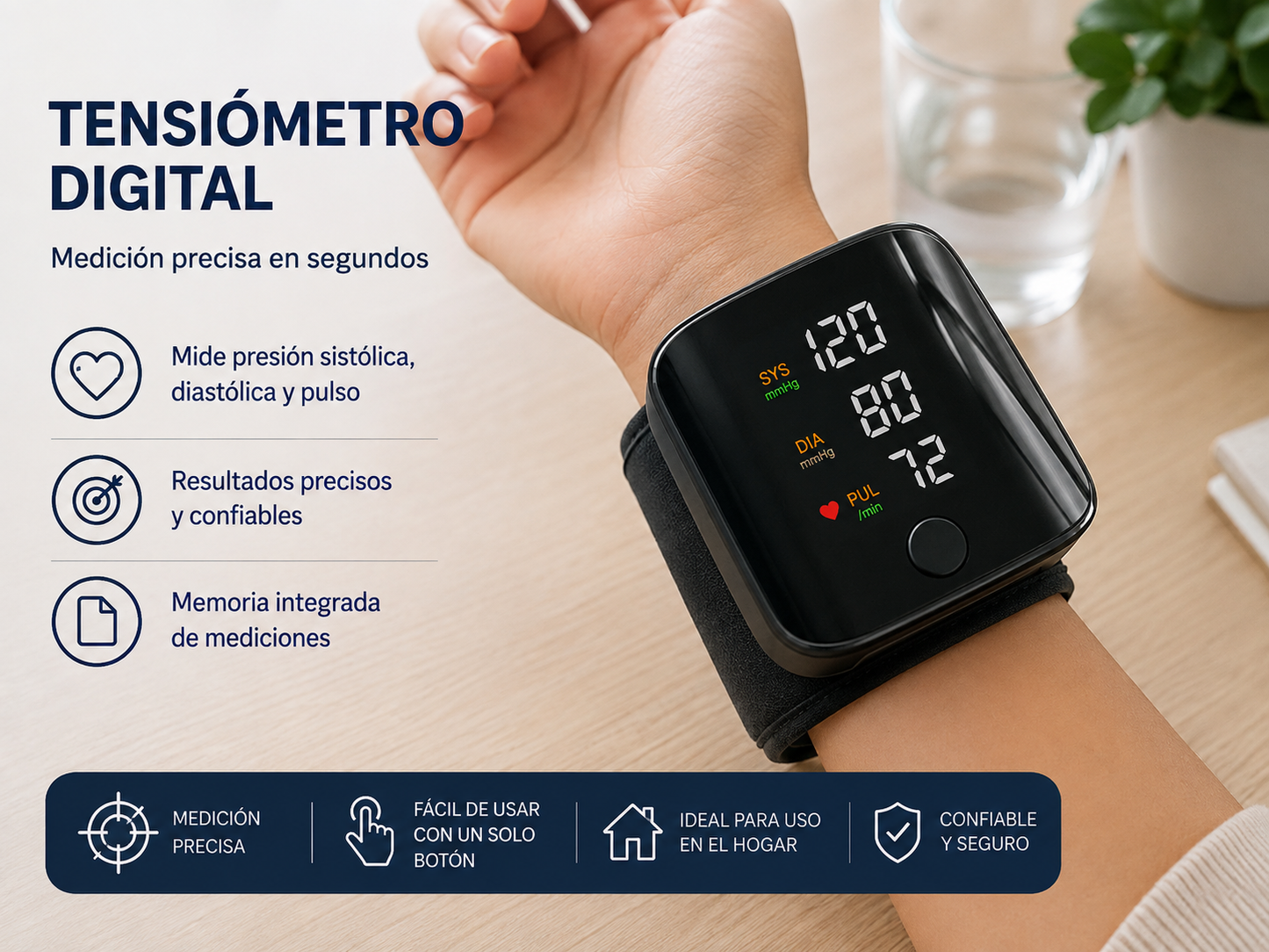 VitalCheck 3en1 - Monitorea tu salud en un solo equipo
