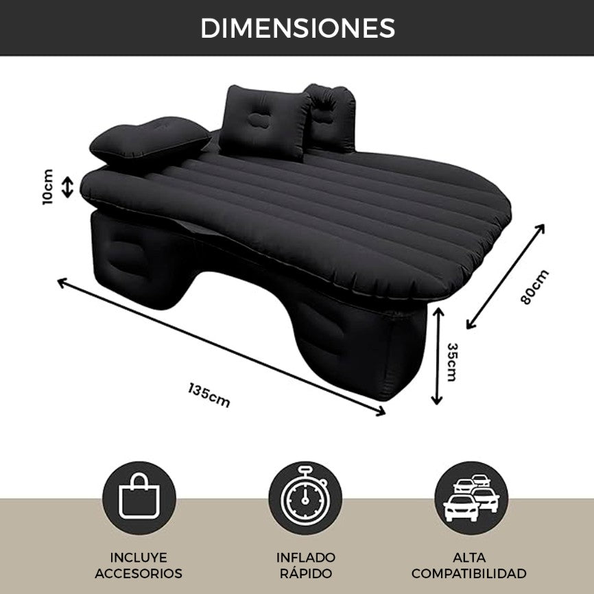 COLCHÓN INFLABLE PARA AUTO