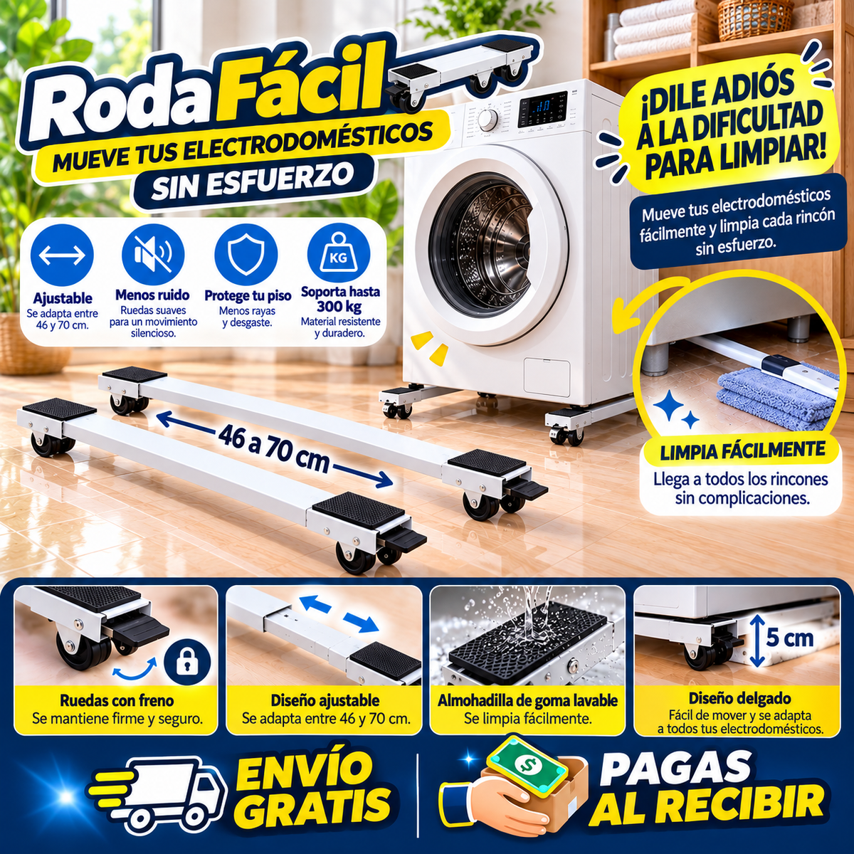 RodaFácil - Mueve electrodomésticos sin esfuerzo