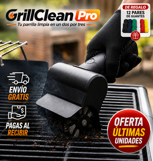 GrillClean Pro - Tu parrilla limpia en un dos por tres