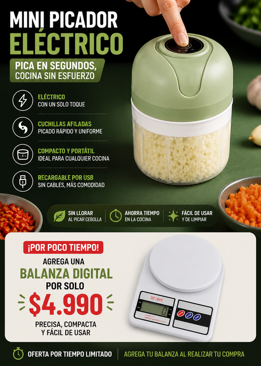 NutriTurbo - Pica tus verduras en segundos