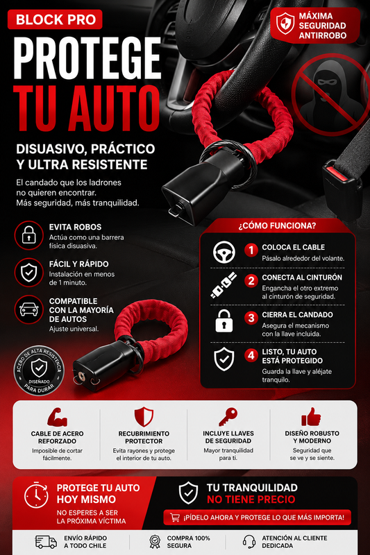 BlockPro - Tu auto, imposible de robar