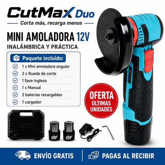CutMax Duo - Corta más, recarga menos